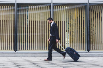 Man with luggage